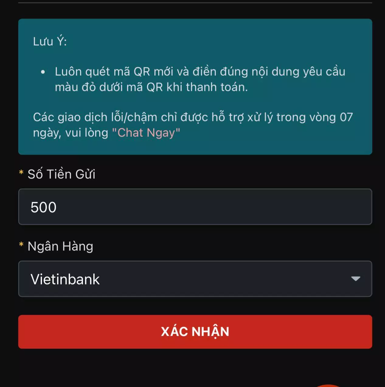Gửi tiền VN88